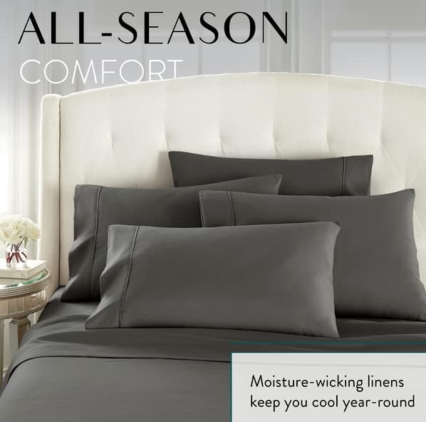 Danjor Linens Bed Sheet Set Queen Size for Hot Sleepers, Hotel Premium Sheets