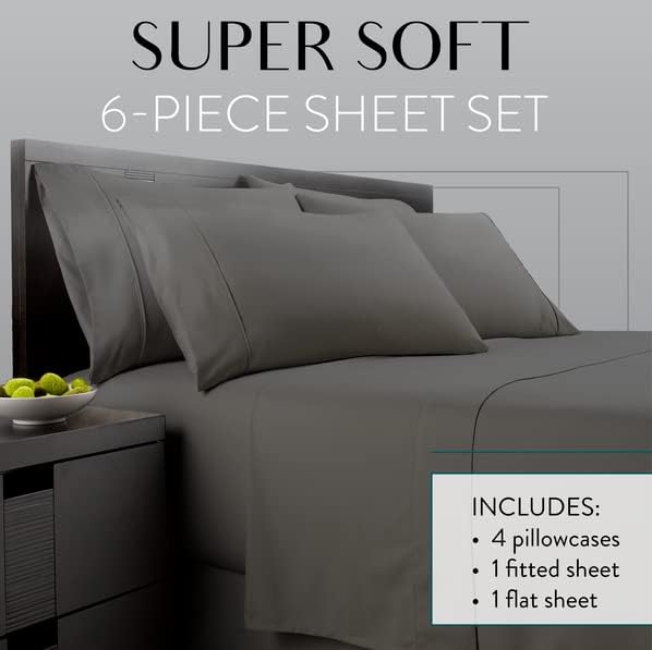 Danjor Linens Bed Sheet Set Queen Size for Hot Sleepers, Hotel Premium Sheets