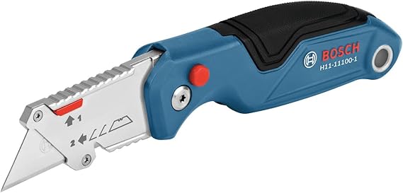Folding Utility Knife Integrated Blade Storage