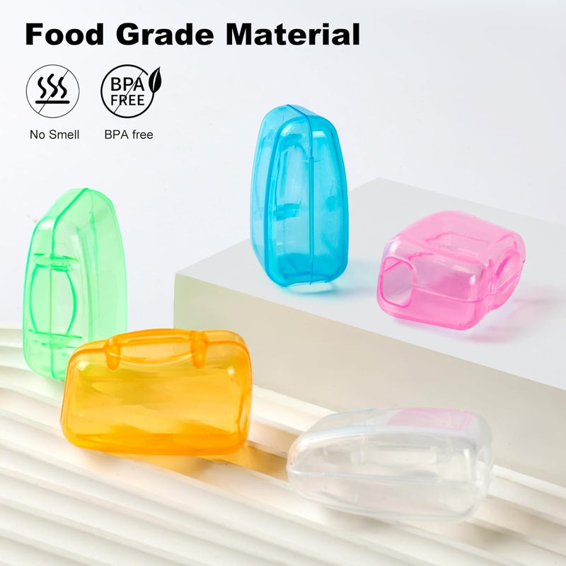 20pack Travel Toothbrush Head Cover Portable Toothbrush Protector Cap