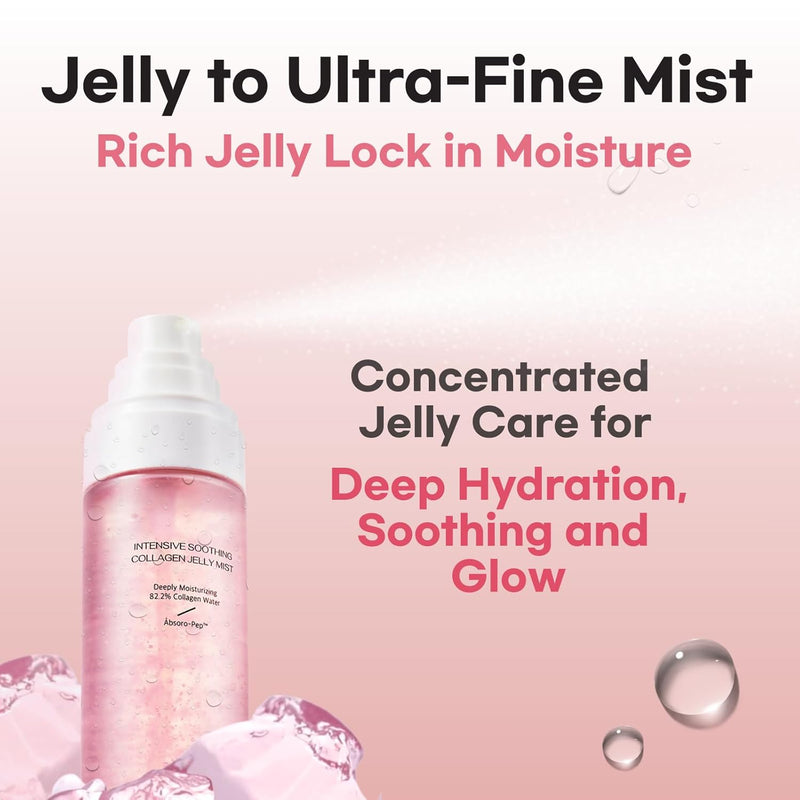 Intensive Soothing Collagen Jelly Mist, Deep Hydration, Elasticity, Moisturizer
