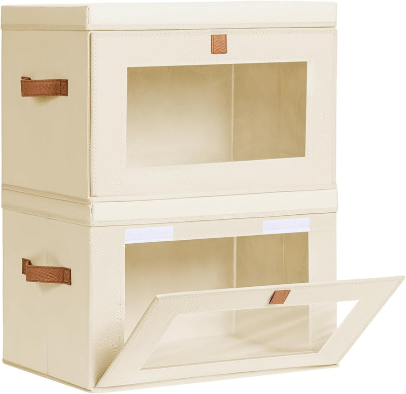 Large Closet Storage Organizer - Clothes Storage Bins with Handles