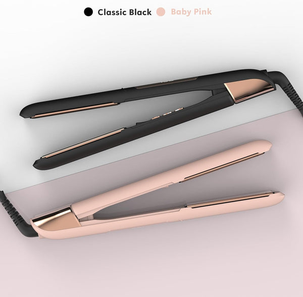 FUNTIN S10 Hair Straightener, Flat Iron - 100% Pure Titanium Flat Iron