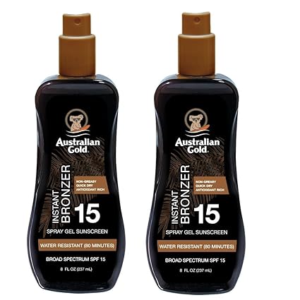 Australian Gold SPF 15 Bronzing Spray Gel, 16 oz.