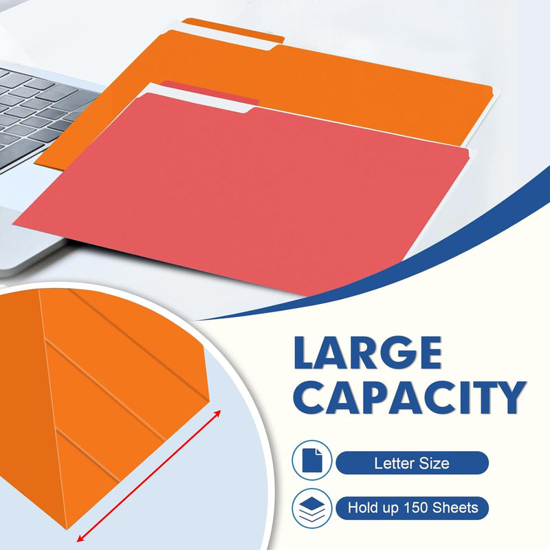 Assorted 12 Colors Filing Folder