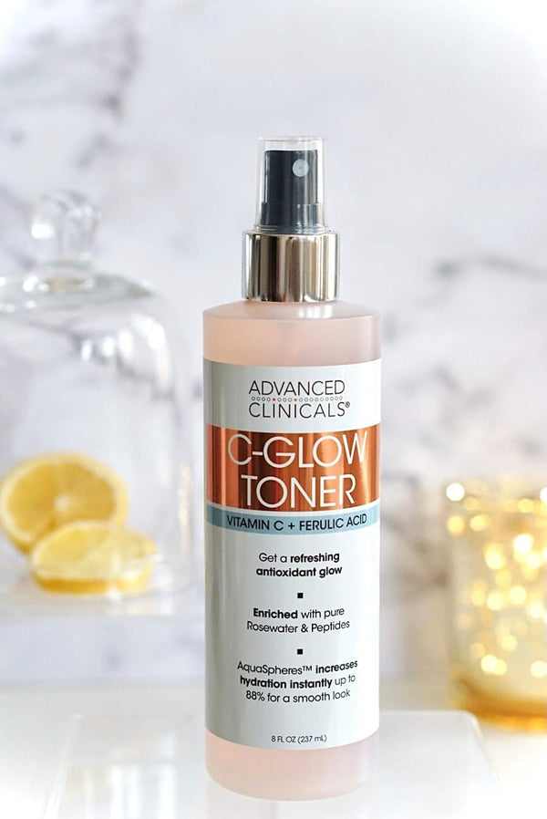 Advanced Clinicals Vitamin C Glow Facial Mist Toner