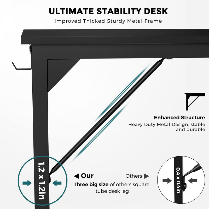 OLIXIS Computer Office Desk,Study PC Modern Desk