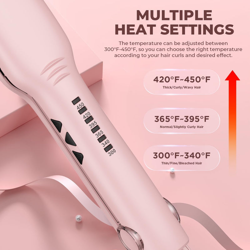 MiroPure 1.5 Inch Flat Iron, Hair Straightener with 30S Fast Heating