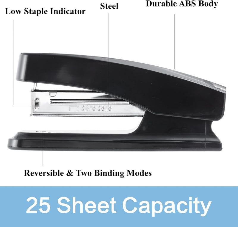 M&G Desktop Stapler with 25 Sheet Capacity