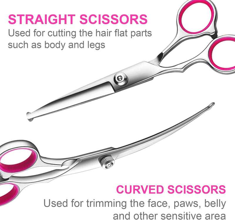 Professional Dog Grooming Scissors Kit