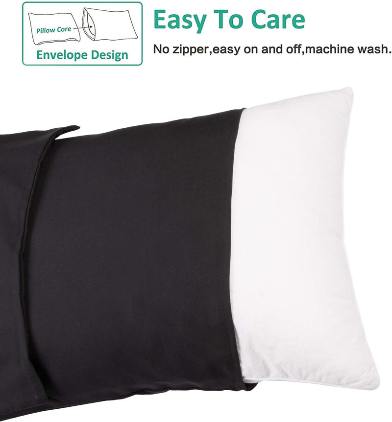 NTBAY Queen Pillowcase Set - 4 Pack Brushed Microfiber 20x30 Pillowcases