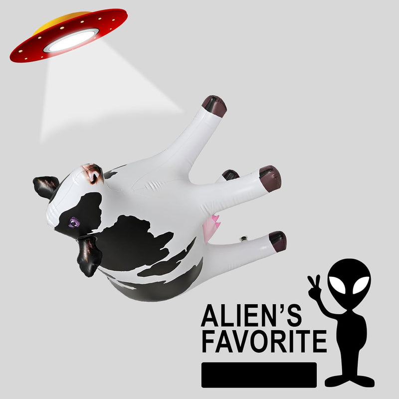 Jet Creations Inflatable Milk White Cow Toy