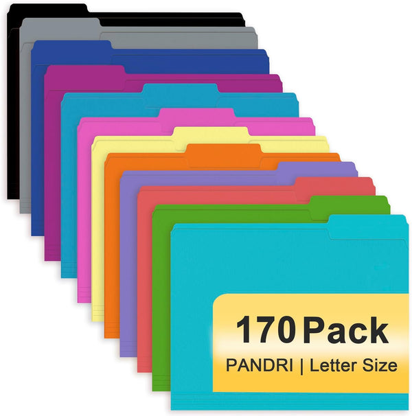 Assorted 12 Colors Filing Folder