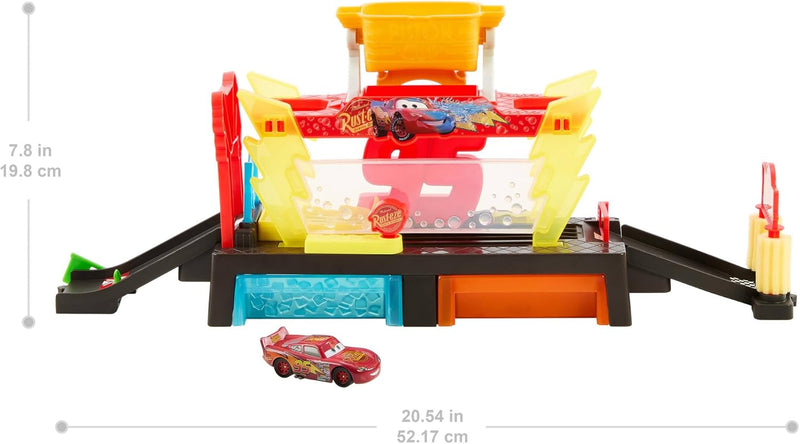 Mattel Disney Cars Color Changers Car Wash Playset