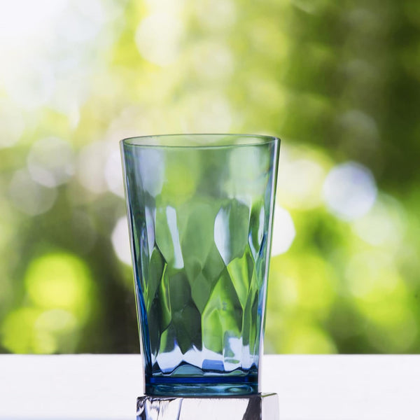 Unbreakable Plastic Drinking Glasses [Set of 6] Shatterproof Tumblers