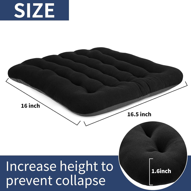 BUYUE Good Support Office Chair Cushion Padded