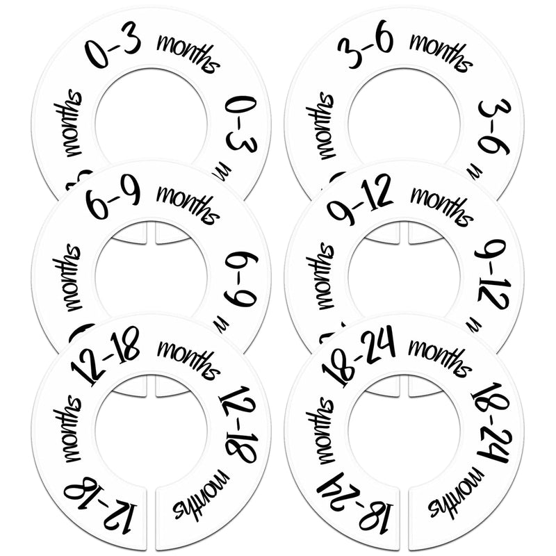 Pro Goleem Baby Closet Dividers Unisex Baby Closet Organizer for Nursery Baby