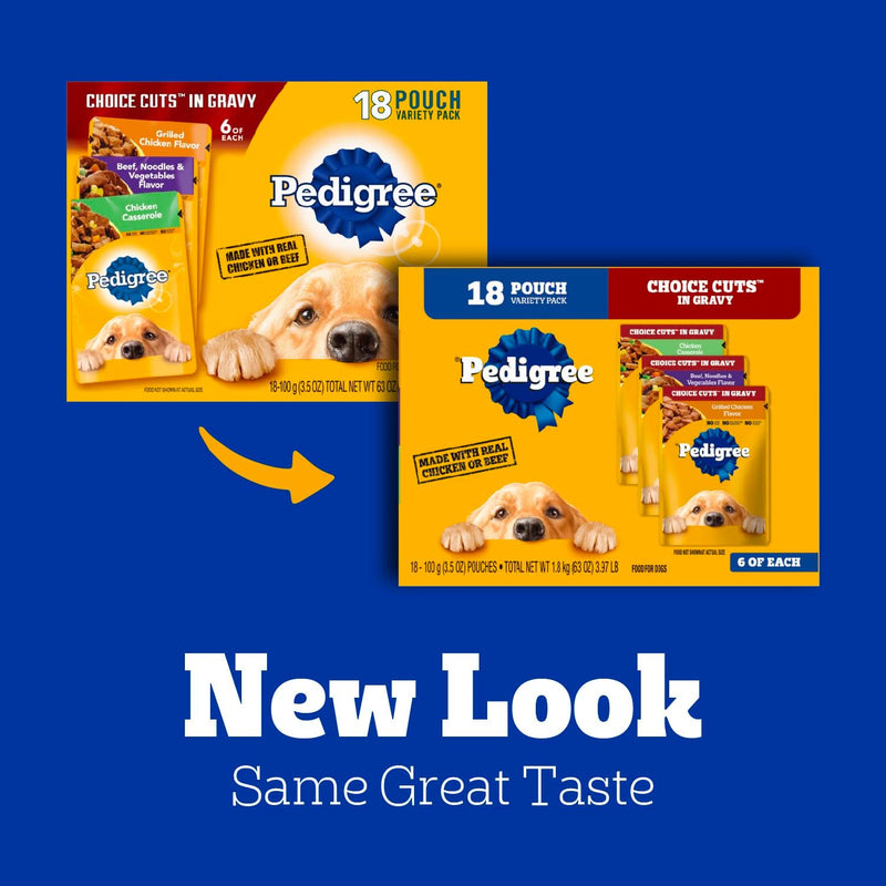 Pedigree Gravy Adult Soft Wet Dog Food