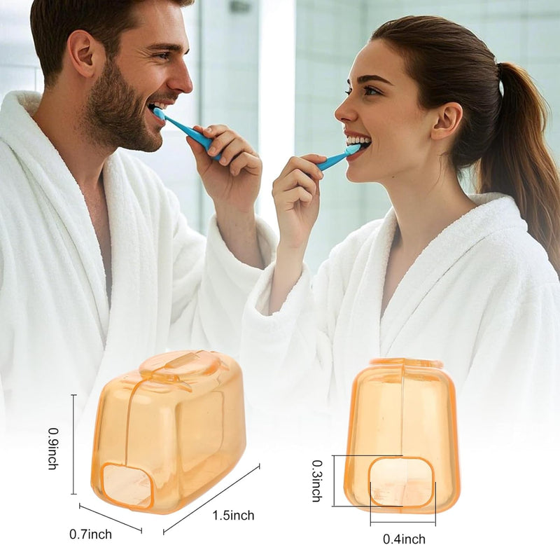 20pack Travel Toothbrush Head Cover Portable Toothbrush Protector Cap