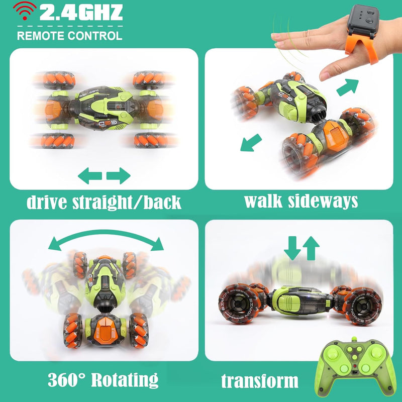 Gesture sensing rc stunt car