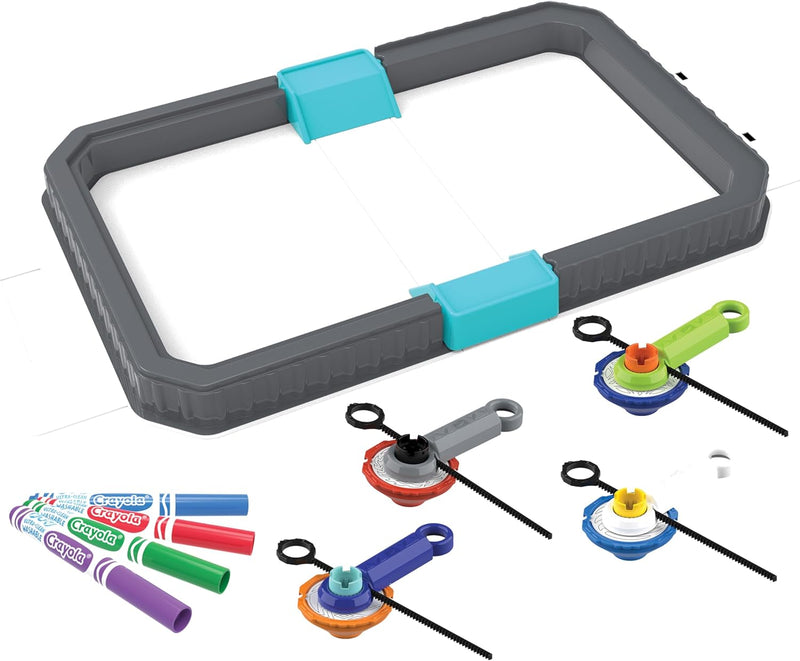 Crayola Colourwhirls Battle Arena Set, Spin Art Toy