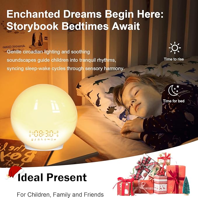 Smart Wake Up Light Sunrise Alarm Clock