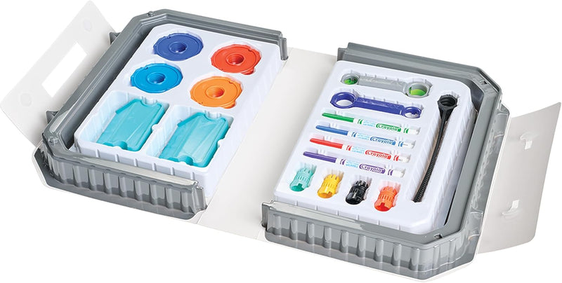 Crayola Colourwhirls Battle Arena Set, Spin Art Toy