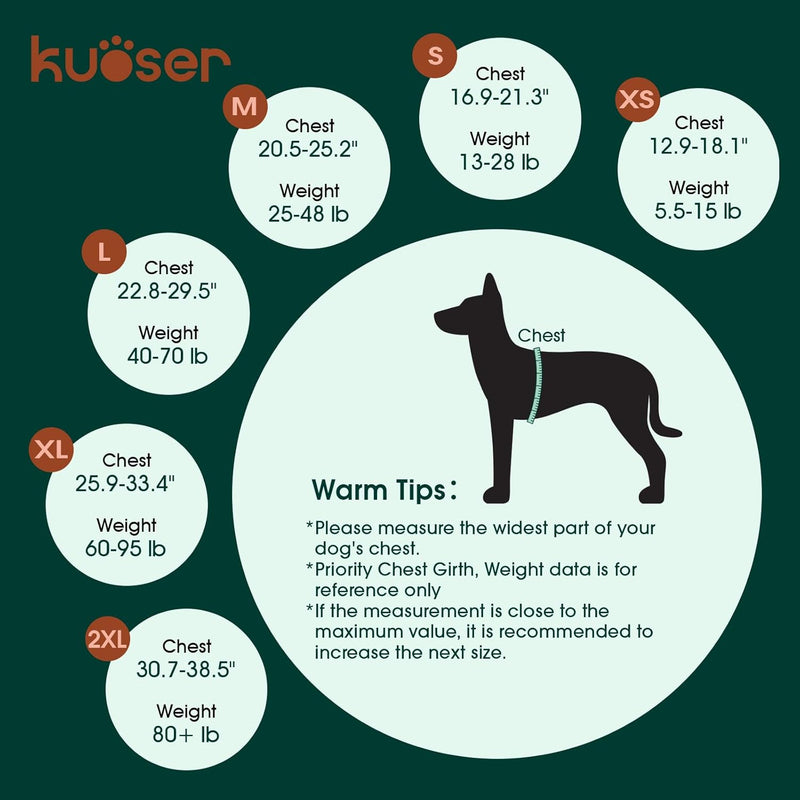 Kuoser Dog Life Jacket High Flotation