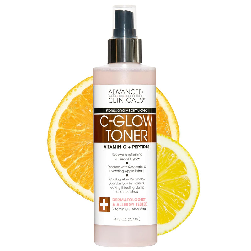 Advanced Clinicals Vitamin C Glow Facial Mist Toner