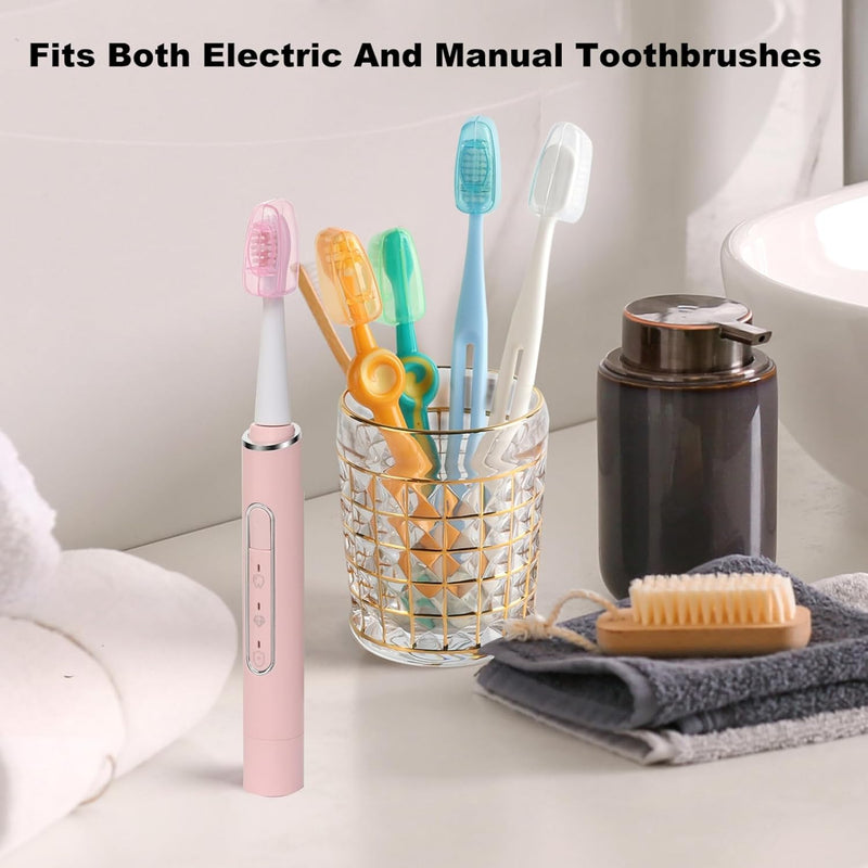 20pack Travel Toothbrush Head Cover Portable Toothbrush Protector Cap