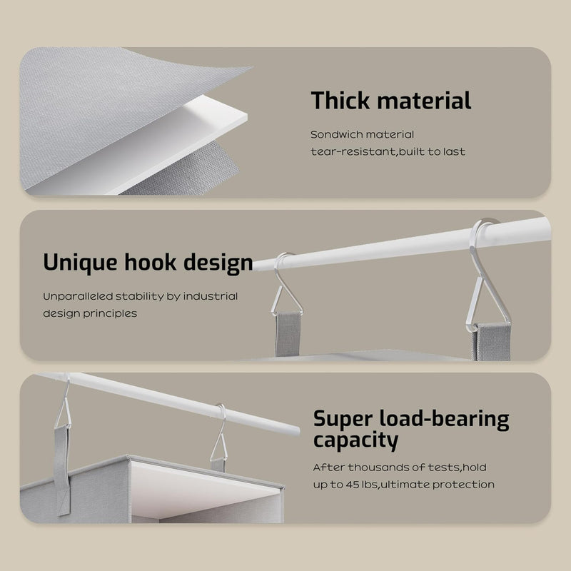 Vailando 6-Shelf Hanging Closet Organizer