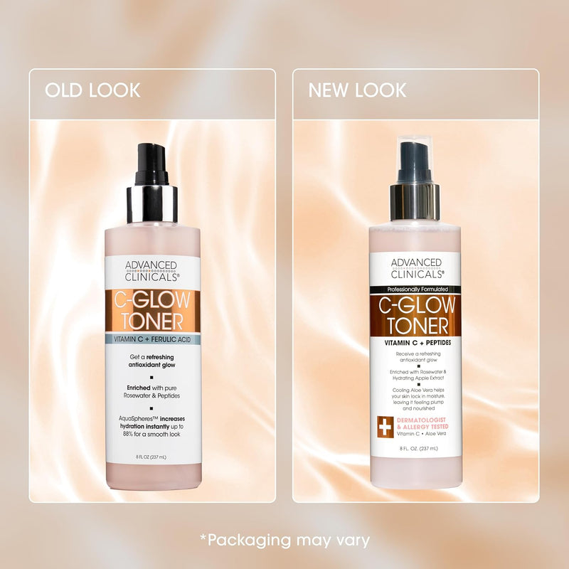 Advanced Clinicals Vitamin C Glow Facial Mist Toner