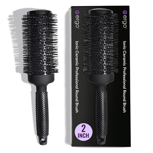ERGO Ceramic Ionic Round Brush for Blow Out