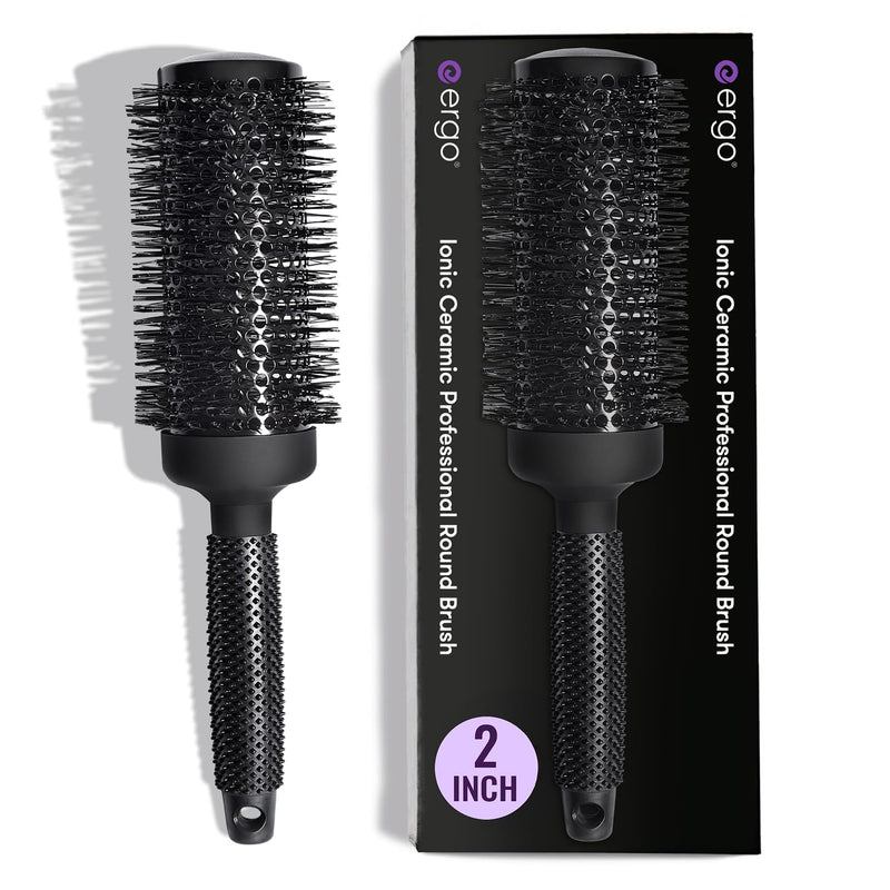 ERGO Ceramic Ionic Round Brush for Blow Out