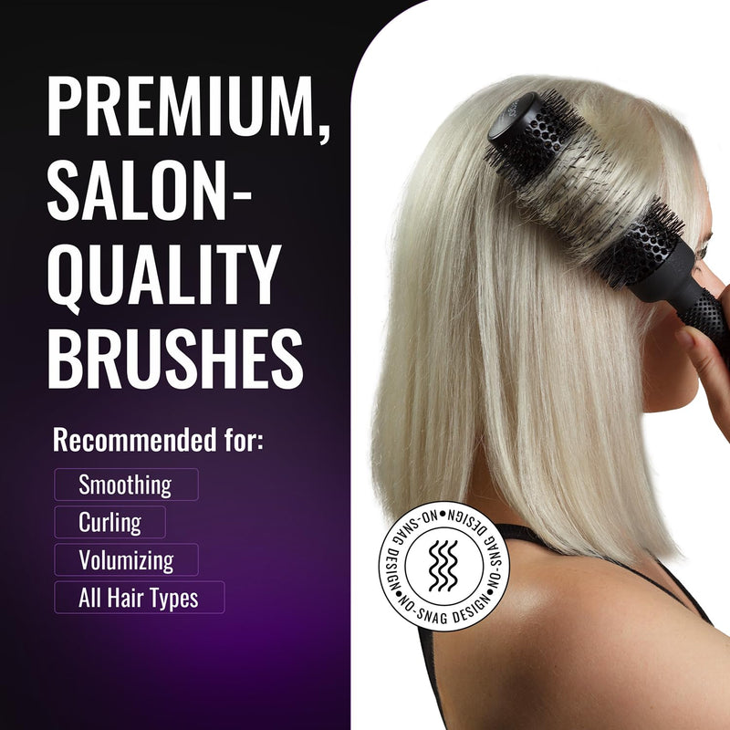 ERGO Ceramic Ionic Round Brush for Blow Out