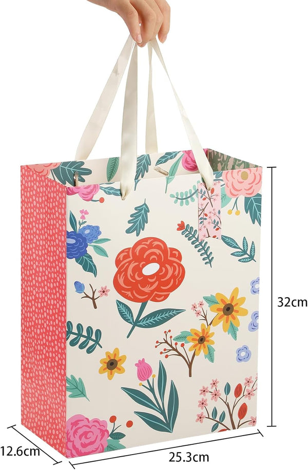 Sawnfay Gift Bag - 13'' Large Flower Gift Bag