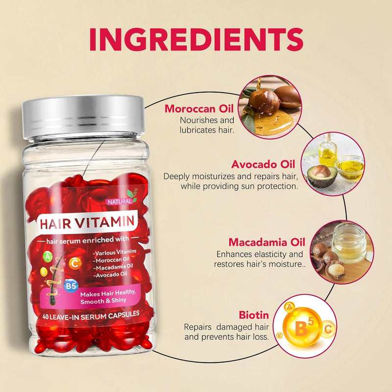 Hair Treatment Serum, Hair Vitamin Serum for Women & Men
