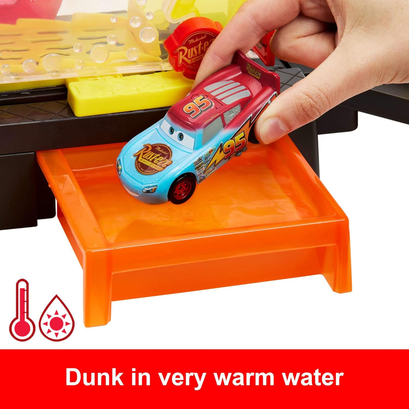 Mattel Disney Cars Color Changers Car Wash Playset