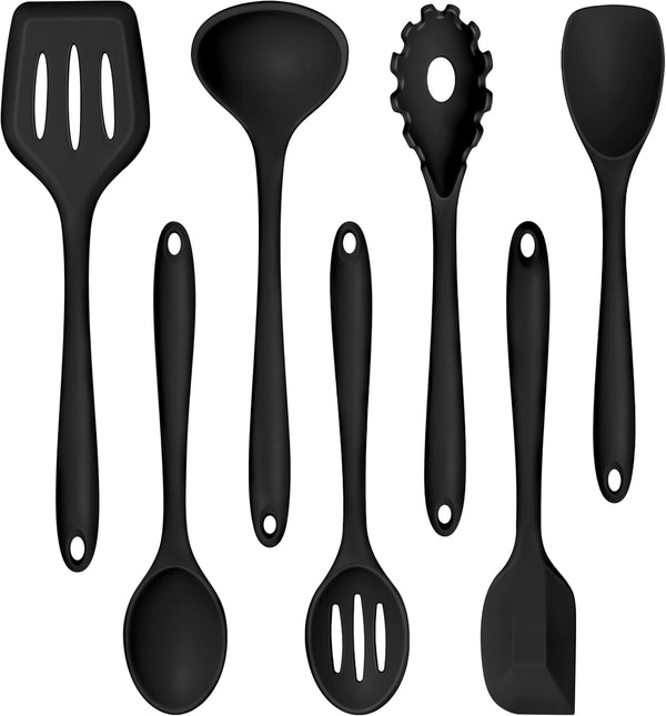 Silicone Cooking Utensil Set of 7 kitchen tools