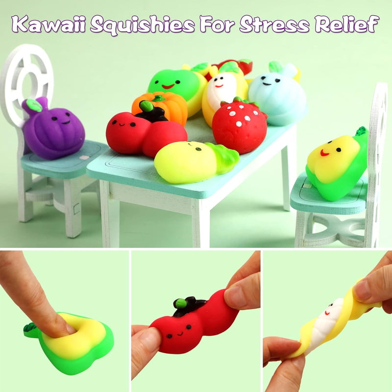 Mochi Squishy Toys, Fruit Squishy Party Favors