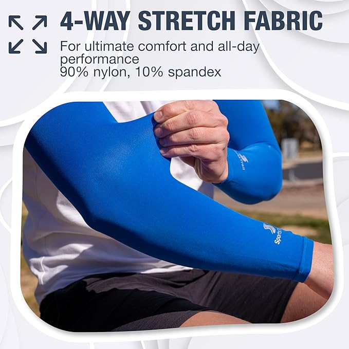 SportsTrail Cooling Arm Sleeves for Men & Women