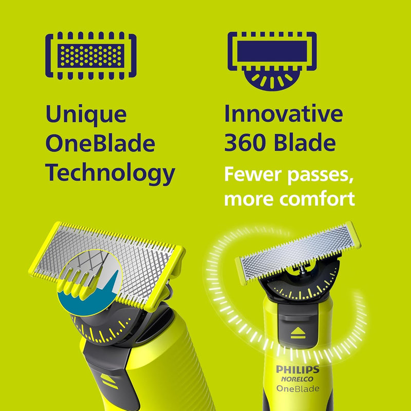 Philips Norelco OneBlade 360 with Connectivity Hybrid Face