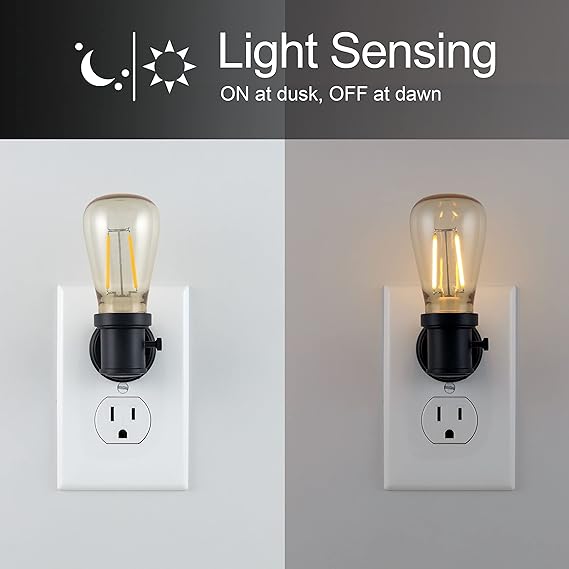 GE Vintage LED Edison Night Light