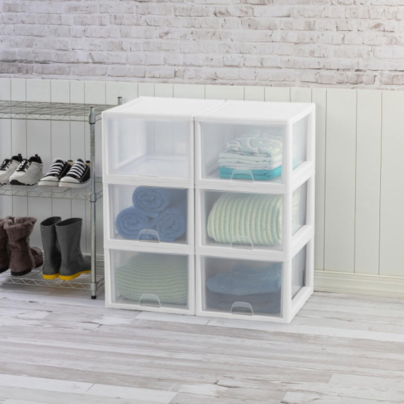 Sterilite 4-Pack 27 Quart Stacking Drawer