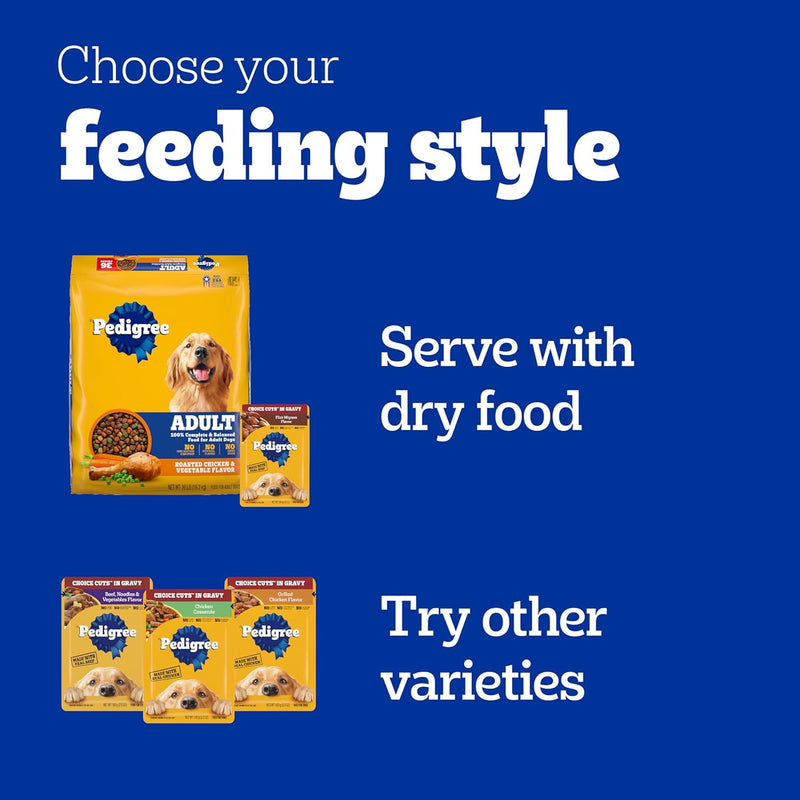 Pedigree Gravy Adult Soft Wet Dog Food