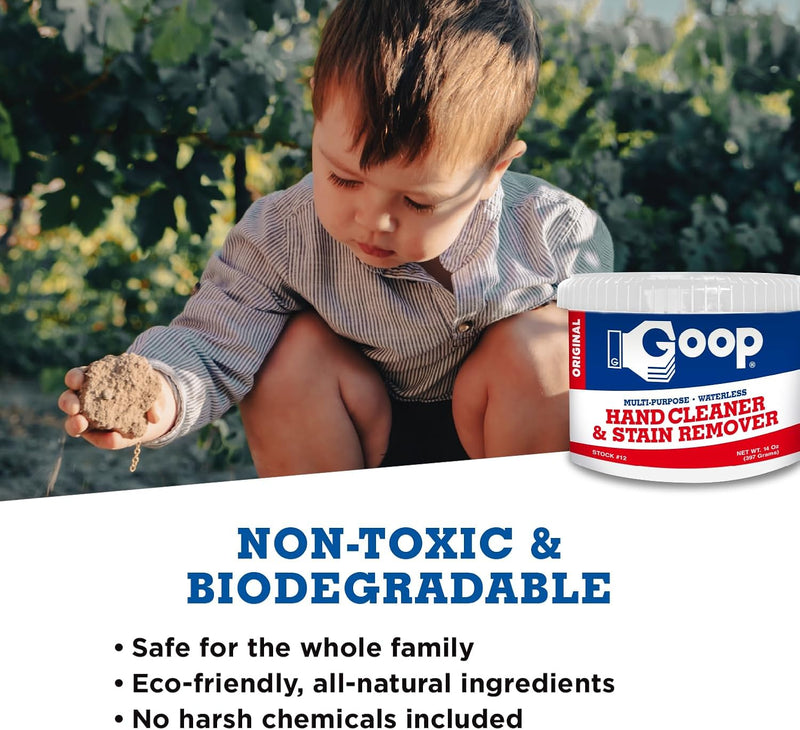 GOOP Multi-Purpose Hand Cleaner- Waterless Hand Degreaser