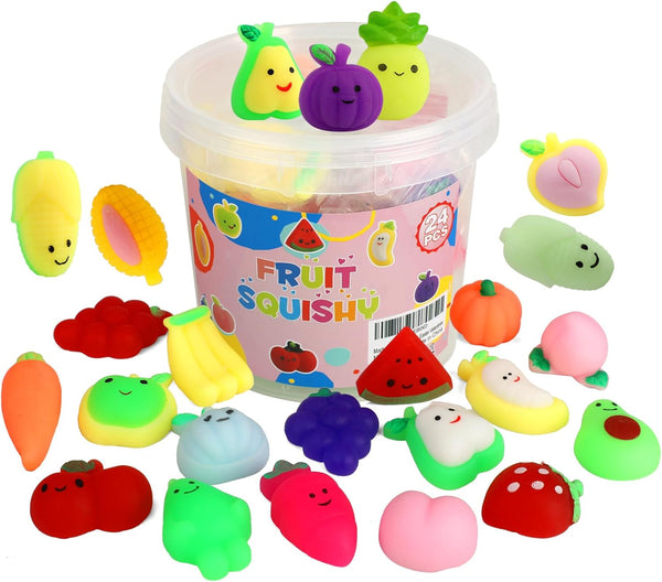 Mochi Squishy Toys, Fruit Squishy Party Favors