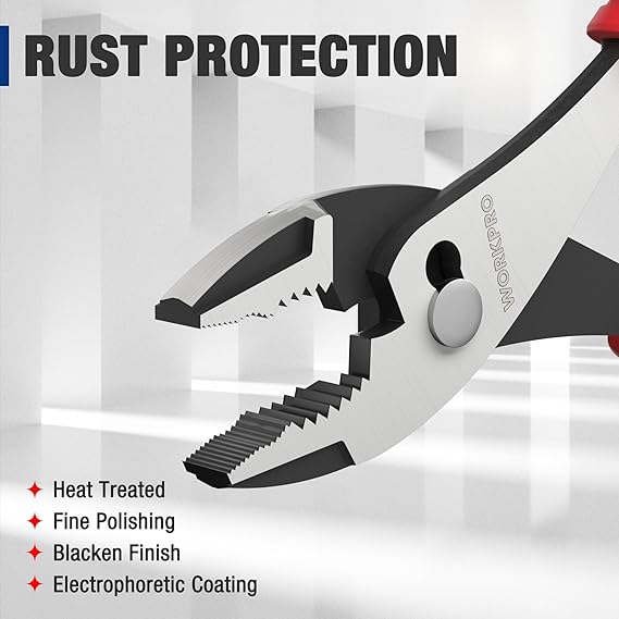 Slip Joint Pliers Tool, Large Soft Grip