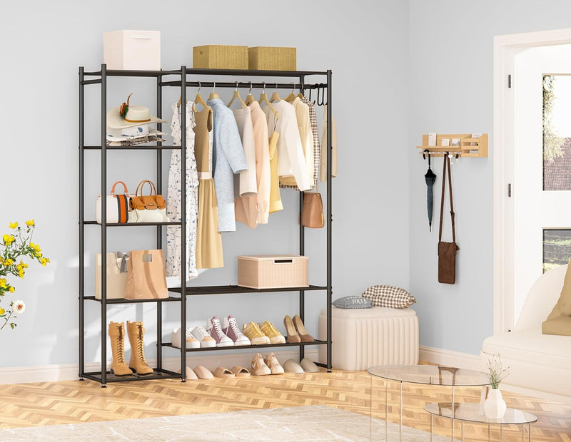 Wardrobe Closet, Portable Clothing Rack for Hanging Clothes