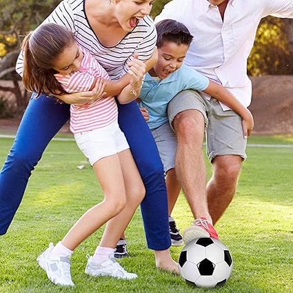 3-Pack Sports Balls with Pump – Basketball, Soccer, Football